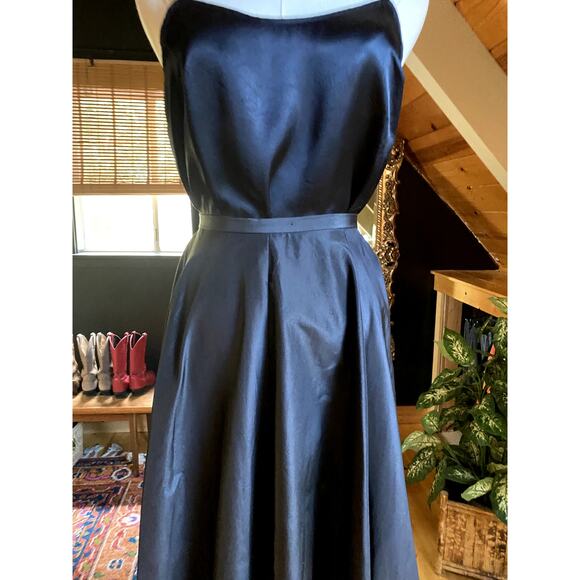 Vintage Skirt Silk Black - Picture 4 of 8